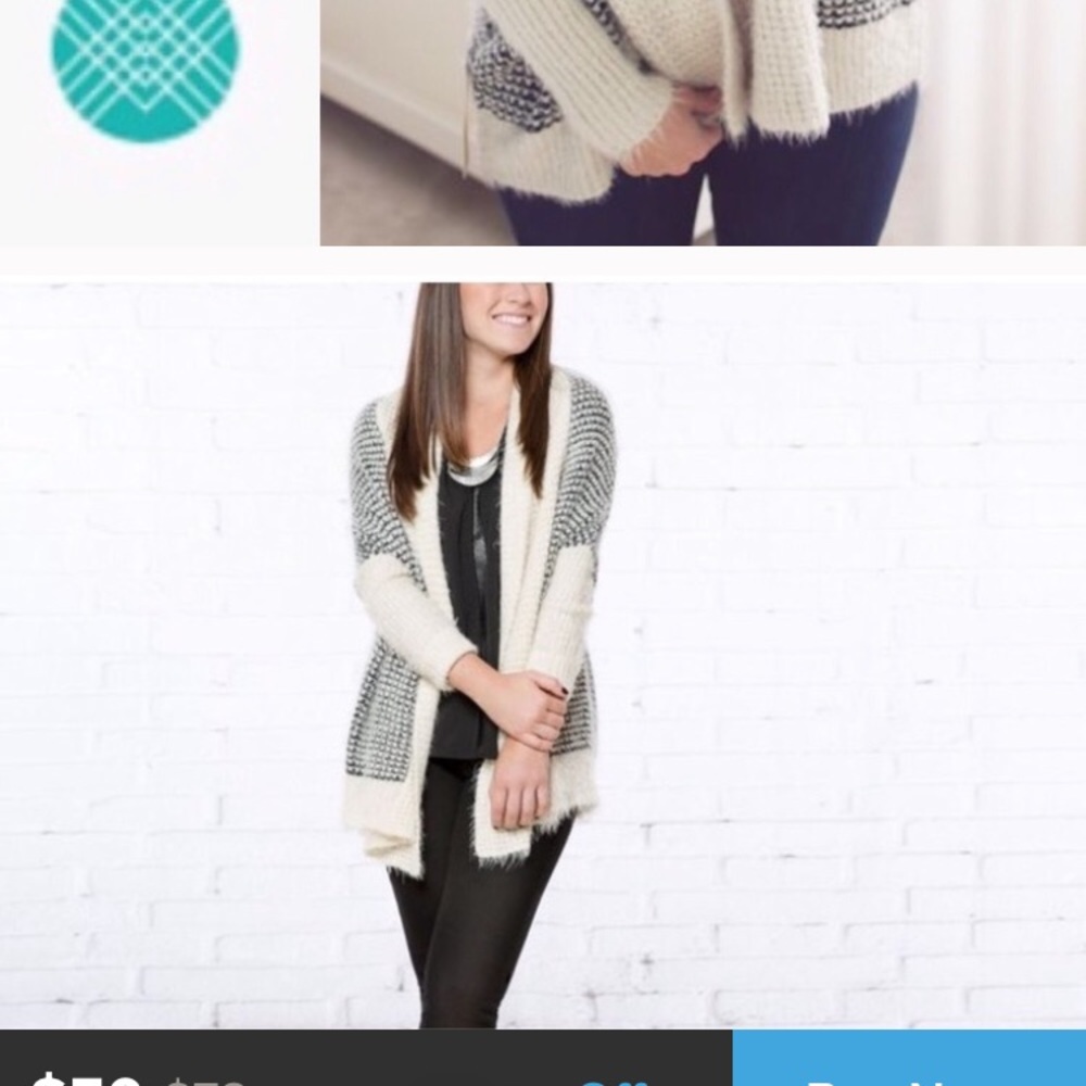 RD style softest open cardi